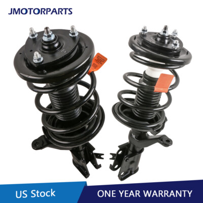 Set(2) Front Complete Struts Shock Absorber For 2003 2004 2005 Honda Civic 1.7L-image
