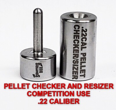 Pellet Resizer/Checker .22 Cal - Sizer - Stainless Steel - USA Made - Free Ship!-image