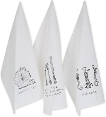 Decorative Printed Kitchen Absorbent & Fast-Drying Tea Towel Vintage Print- 3-image