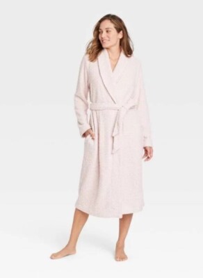 Women's Cozy Chenille Robe - Stars Above Pink XS/S-image