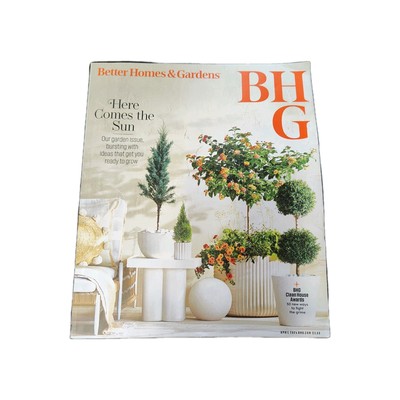 BETTER HOMES & GARDENS MAGAZINE Here Comes The Sun April 2024 BHG Clean House-image