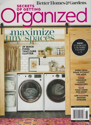 BETTER HOMES & GARDENS SPRING 2021 | SECRETS OF GETTING ORGANIZED.-image