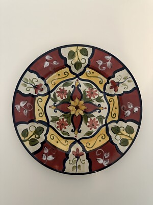 Pier 1 Imports Vallarta Hand Painted Salad Plate 9