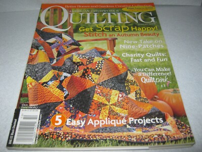 Better Homes & Gardens - Patchwork & Quilting Magazine - October 2007 -image
