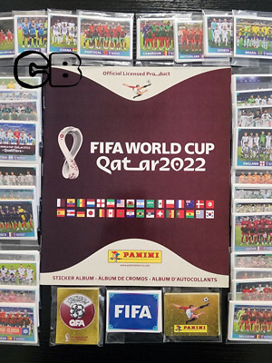 Panini FIFA World Cup Qatar 2022 Complete Set + Album 670 Stickers US VERSION-image