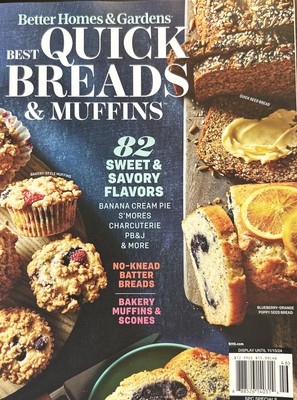 Better Homes & Gardens Best Quick Breads & Muffins Fall 2024 Magazine Bakery-image