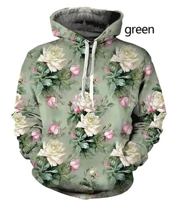 Elegant Floral Hoodie Collection – Embrace Nature’s Beauty in Cozy Comfort-image