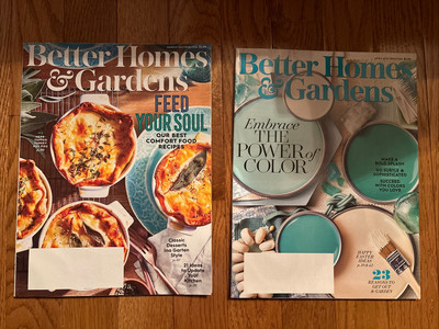 Lot #2 Better Homes & Gardens March & April 2021 Magazine Issues, recipes, Home-image