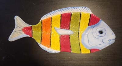 Pier 1 Imports Fish Design  Hors d'oeuvre Deco Dish-image