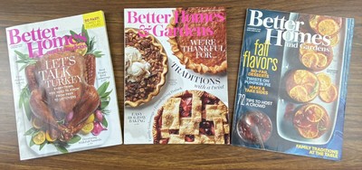 Better Homes & Gardens Magazine Bundle - NOVEMBER 2015, 2016, 2017-image