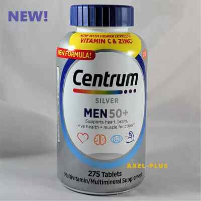 Centrum Silver MultiVitamin MultiMineral Complete Vitamin 275 Tabs Men Over 50+-image