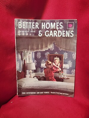 BETTER HOMES & GARDENS MAGAZINE JANUARY 1939 Vintage car ads recipes prepper usa-image