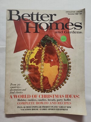 1968 December BETTER HOMES AND GARDEN World of Christmas Ideas Recipes (MH353)-image