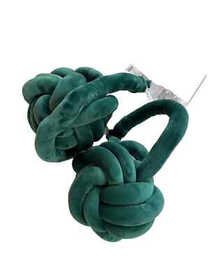 2PK DreamOn Pillow Green Knot 11