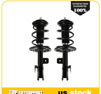For 2012-2016 Toyota Prius V Front Complete Struts Shocks W/ Coil Springs x2-image