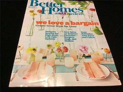 Better Homes and Gardens Magazine July 2012 We Love a Bargain-image