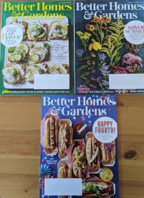 Three Better Homes & Gardens Magazines Summer 2019-image