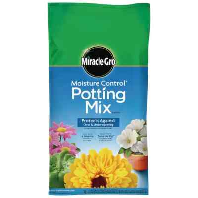 Moisture Control Potting Mix 16 qt. For Container Plants, Protects Against Over--image
