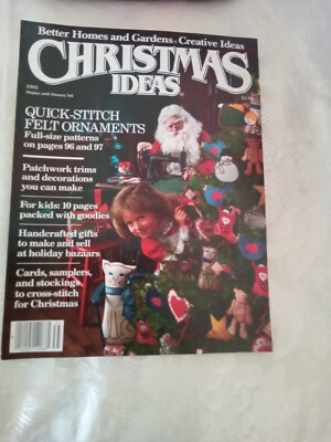 Better Homes and Gardens Magazine Christmas Ideas December 1983 Vintage-image