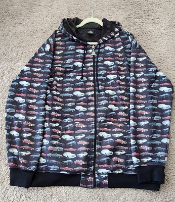 Upper Playground Classic Car Vintage Hoodie Jacket Dennis Kennedy XXL-image