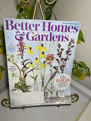 Better Homes & Gardens Magazine August 2021 Family Fun Garden Flowers more-image