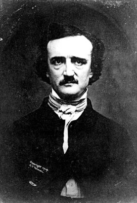 EDGAR ALLEN POE *2X3 FRIDGE MAGNET* AUTHOR NOVELIST POET BALTIMORE STORIES RAVEN-image