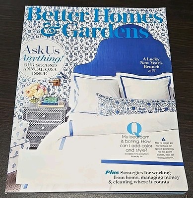 Better Homes & Gardens BHG Magazine January 2021 Ask Us Anything-image