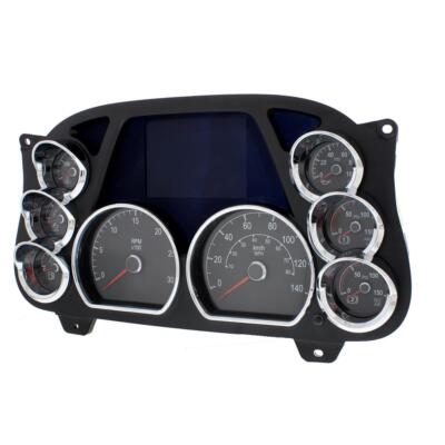 2013-21 Peterbilt 579 Complete Center Counsel Chrome Guage Kit-image