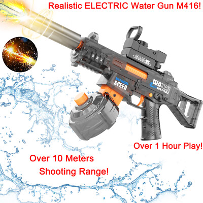 Electric Water Gun Realistic Gun M416 with High Capacity High Powered Squirt Gun-image