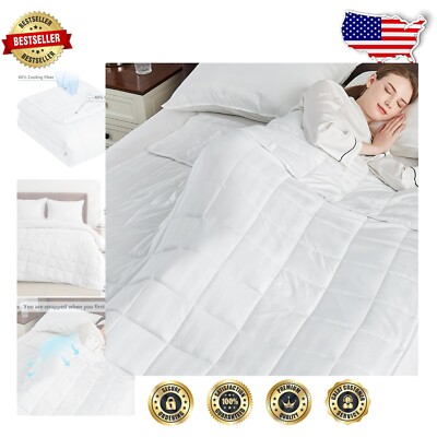 Heavy 10lbs Weighted Blanket with Abstract Design - Cozy Luxury for Adults-image