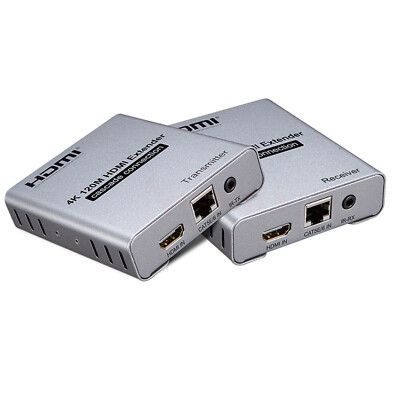 4K 120M HDMI Extender Cascade Connection over Cat5e/6 RJ45 Cable HDMI Splitter g-image