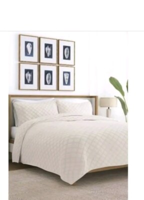 Becky Cameron Super Soft Quilt Set Twin/Twin XL 2 Pcs Beige-image