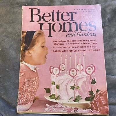 Vintage Better Homes And Garden The Family Idea Magazine March 1962-image