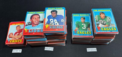 1971 Topps Football Cards 101-263 (P-NM) - You Pick - Complete Your Set-image