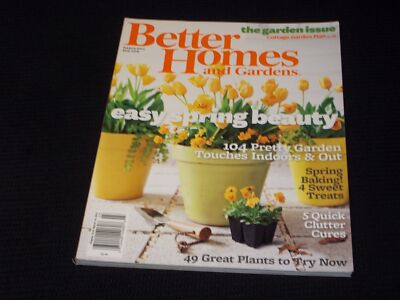 2013 MARCH BETTER HOMES & GARDENS MAGAZINE - EASY SPRING BEAUTY COVER - E 2755-image