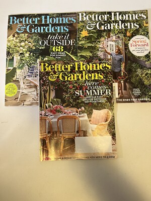 Better Homes & Gardens Magazines Lot of 3 2017-2018-image