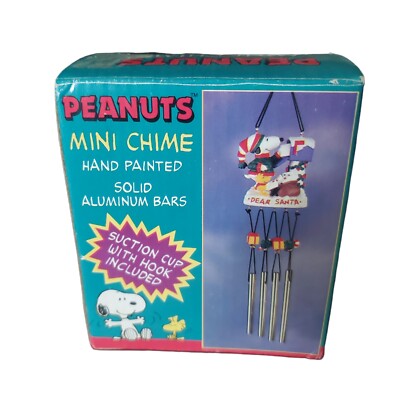 Vintage Peanuts Snoopy Wind Chime Christmas Mail Dear Santa-image