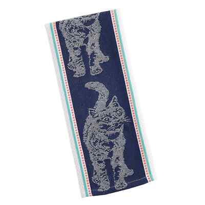 Feline Cat Kitten Jacquard Cotton Dish Towel-image