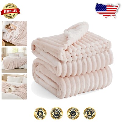 Lightweight Pink Fleece Blanket for Girls, King Size (108x90) - All Seasons Cozy-image