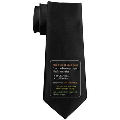 RPG Epic Neck Tie All Over Neck Tie-image
