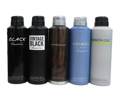 Kenneth Cole All Over Body Spray for Men Choose Scent 6 oz-image
