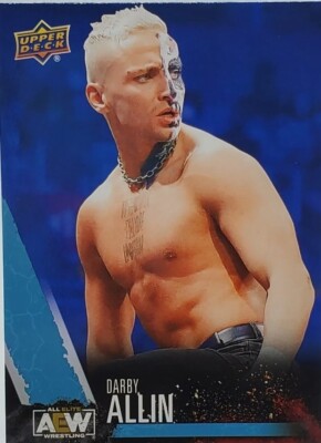 !! 2021 Upper Deck AEW - 1ST EDITION - BLUE - COMPLETE YOUR SET !!-image