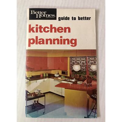 Vintage 1970 Kitchen Planning Booklet Better Homes & Gardens Interior Decorating-image
