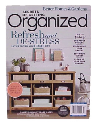 BETTER HOMES & GARDENS SECRETS OF GETTING ORGANIZED SUMMER 2024 MAGAZINE ISSUE-image