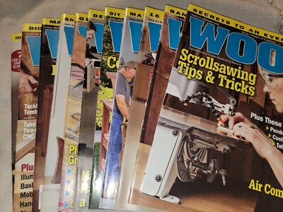 Better homes & Gardens Wood Magazine Lot of 11 issues 2020s-image