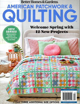 BETTER HOMES & GARDENS MAGAZINE #193 APR 2025 | AMERICAN PATCHWORK & QUILTING-image