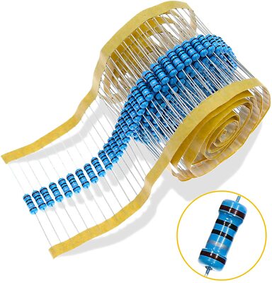 20 PCS 1/2 w(0.5 watt) 1% metal film resistors Over 200 Various Value YOU CHOOSE-image