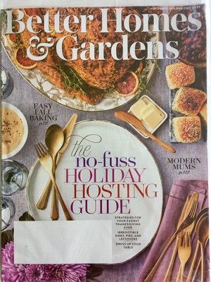 Better Homes & Gardens Magazine NEW  November 2019 No-Fuss Hosting Guide-image