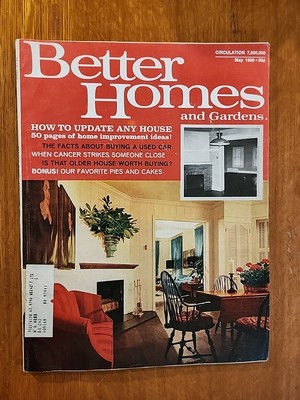 Vintage BETTER HOMES AND GARDENS Magazine May 1969 Issue-image