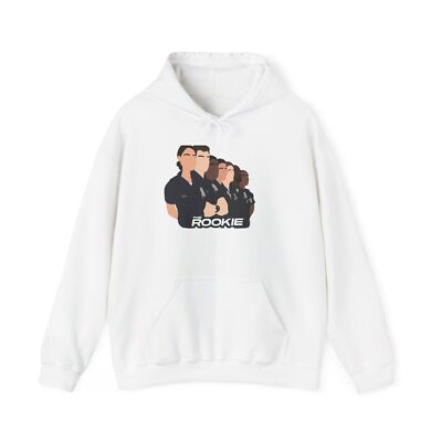 Rookie Themed Unisex Heavy Blend Hoodie | Cozy Apparel, Movie Night, Comfortable-image